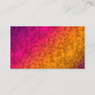 Carte De Visite Marbre incolore dégradé rose pourpre doré