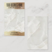 Carte De Visite Marbre Iridescente do-it-yourself Porte-Collier (Devant / Derrière)