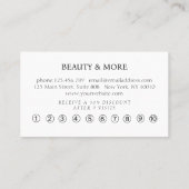 Carte De Visite Marbre, Loyauté 10, Salon (Dos)