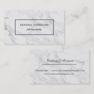 Carte De Visite Marbre moderne