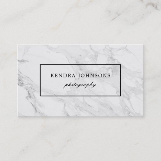Carte De Visite Marbre moderne (Devant)