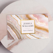 Carte De Visite Marbre moderne chic Agate