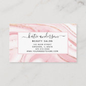 Carte De Visite Marbre moderne et tendance (Dos)