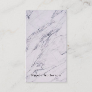 Carte De Visite Marbre moderne tendance Elegant Chic Glam