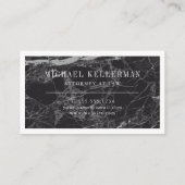 Carte De Visite Marbre noir (Dos)