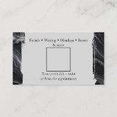 Carte De Visite Marbre noir (Dos)