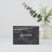 Carte De Visite Marbre noir (Debout devant)