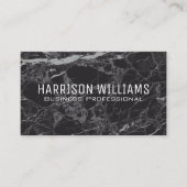 Carte De Visite Marbre noir | Ardoise (Devant)