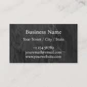 Carte De Visite Marbre noir de l'immobilier moderne (Dos)