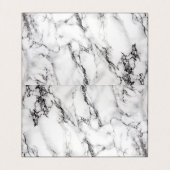 Carte De Visite Marbre noir et gris design tendance (Intérieur déplié)