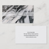 Carte De Visite Marbre | Photographe (Devant / Derrière)