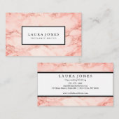 Carte De Visite Marbre professionnel (Devant / Derrière)