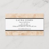 Carte De Visite Marbre professionnel (Dos)