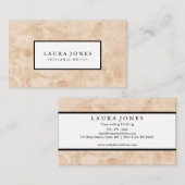 Carte De Visite Marbre professionnel (Devant / Derrière)
