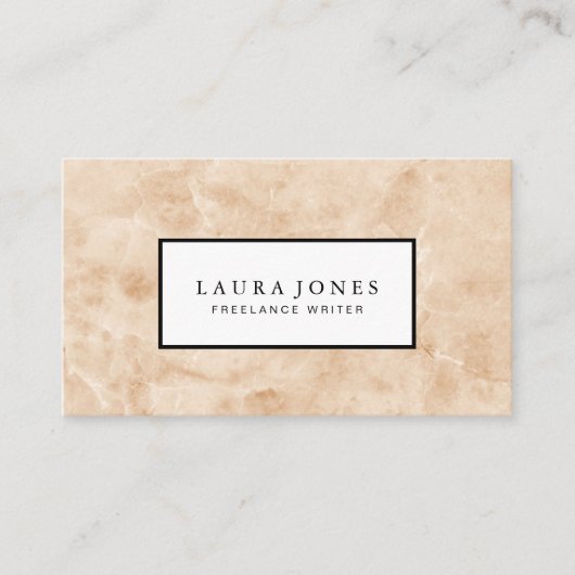 Carte De Visite Marbre professionnel (Devant)