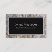 Carte De Visite Marbre professionnel simple et moderne (Devant)