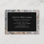 Carte De Visite Marbre professionnel simple et moderne (Devant)