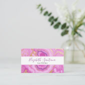 Carte De Visite Marbre rose (Debout devant)