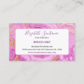 Carte De Visite Marbre rose (Dos)
