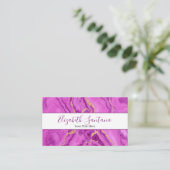 Carte De Visite Marbre rose (Debout devant)