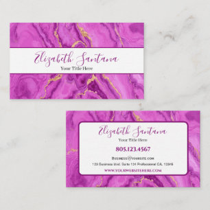 Carte De Visite Marbre rose