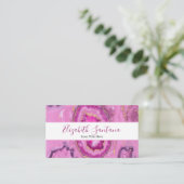 Carte De Visite Marbre rose (Debout devant)