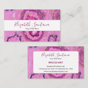 Carte De Visite Marbre rose