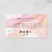 Carte De Visite Marbre rose (Dos)