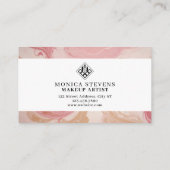 Carte De Visite Marbre rose liquide (Dos)