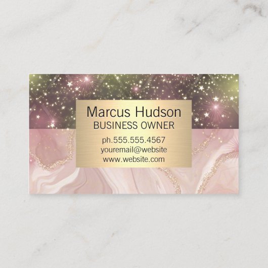 Carte De Visite Marbre rose | Ruppé | Dessinateur (Dos)
