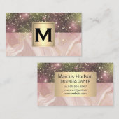Carte De Visite Marbre rose | Ruppé | Dessinateur (Devant / Derrière)