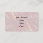 Carte de visite Marbre Rouge (Dos)