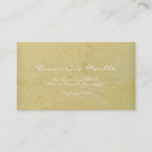 Carte De Visite Marbre Soleil de Toscane