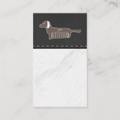 Carte De Visite Marbre Stone Animaux de compagnie Grossissant Chie (Dos)