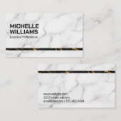 Carte De Visite Marbre | Style | Lux (Devant / Derrière)
