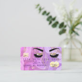 Carte De Visite marbre violet pastel (Debout devant)