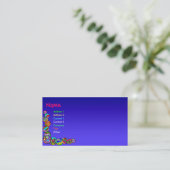 Carte De Visite Marbres colorées (Debout devant)