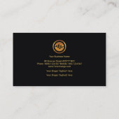 Carte De Visite Marchand de forex de graphique d'échange de valeur (Dos)