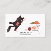 Carte De Visite Marchandises Et Instruction De Tricot Artistique C (Devant)