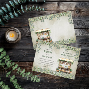 Carte De Visite Marché agricole Stand Call for Recipes Insertion