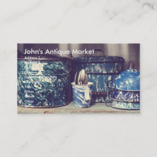 Carte De Visite Marché aux antiquités de John's