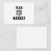 Carte De Visite Marché aux puces (Devant / Derrière)