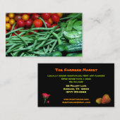 Carte De Visite Marché d'agriculteurs (Devant / Derrière)