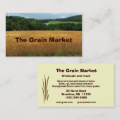 Carte De Visite Marché de grain (Devant / Derrière)