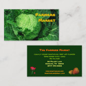 Carte De Visite Marché des agriculteurs (Devant / Derrière)
