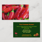 Carte De Visite Marché des agriculteurs (Devant / Derrière)