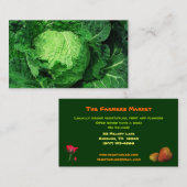 Carte De Visite Marché des agriculteurs (Devant / Derrière)