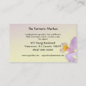 Carte De Visite Marché des agriculteurs (A) (Dos)