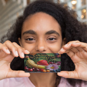 Carte De Visite Marché des agriculteurs (A)