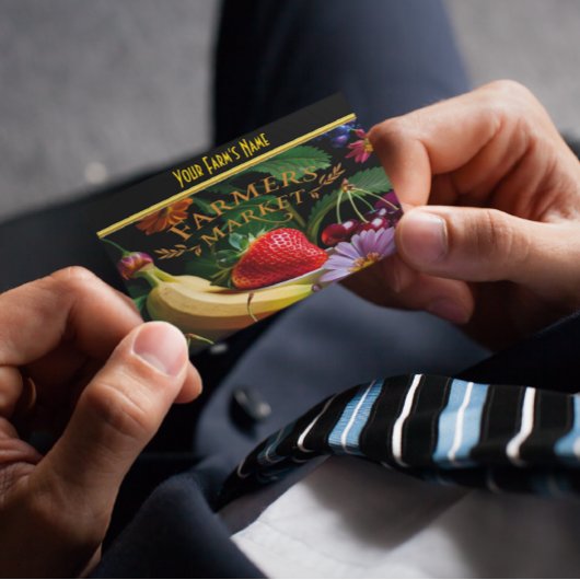 Carte De Visite Marché des agriculteurs (A)